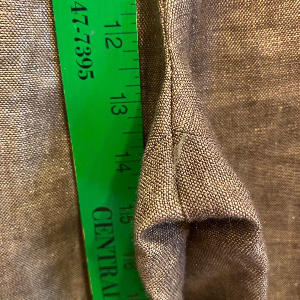Lauren by Ralph Lauren Women’s Linen Metallic Gold Pants sz 8 - Picture 13 of 15